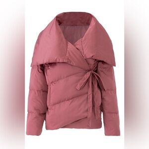 Avec Les Filles Pink Puffer Jacket